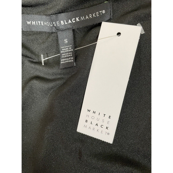 White House Black Market Drape Neck Velvet Tank size Small - Picture 6 of 7